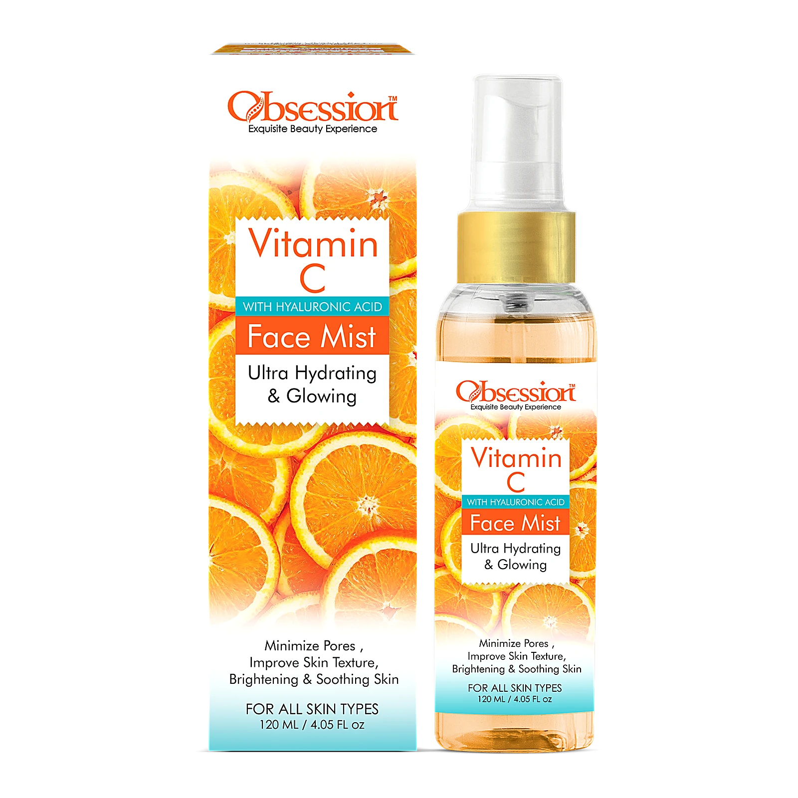 Obsession Vitamin C Face Mist spray bottle and box